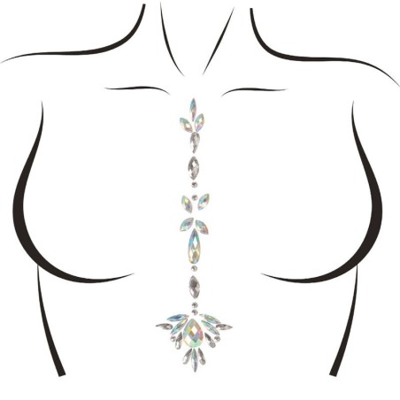 bijou de corps adhésif jade