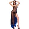 cr 4707 babydoll longue et string noir l