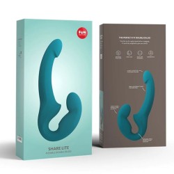 share lite double dildo bleu mer profonde
