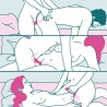 share lite double dildo bleu mer profonde