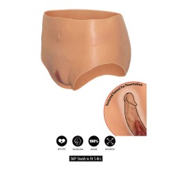 alter ego vagin ouvert slip taille haute chair