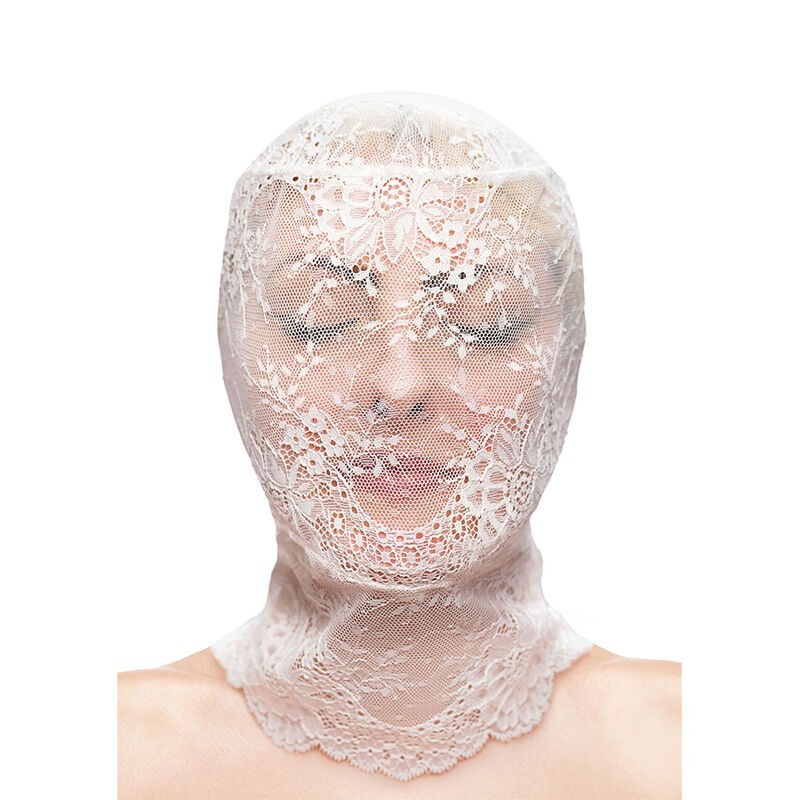 fetish & fashion cagoule en dentelle blanche fetish & fashion cagoule en dentelle blanche