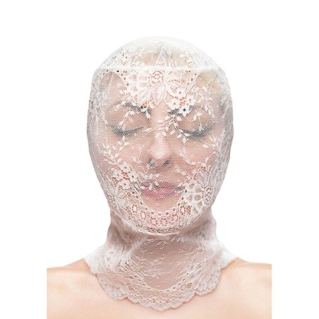 fetish & fashion cagoule en dentelle blanche