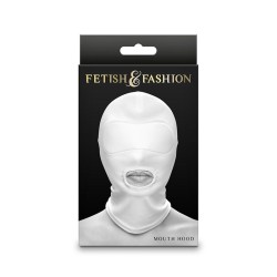 fetish & fashion cagoule bouche nylon blanc