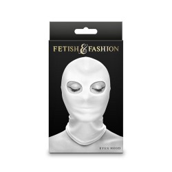 fetish & fashion cagoule yeux nylon blanc