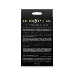 fetish & fashion capuche bouche fermée à fermeture éclair nylon blanc