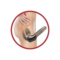 sangle strapless avec stimulateur anal