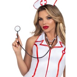 costume d'infirmière en chef blanc m-l