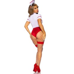 costume d'infirmière sexy rouge-blanc s