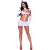 costume infirmière sexy blanc s
