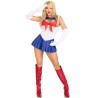 costume sexy marin multicolore s