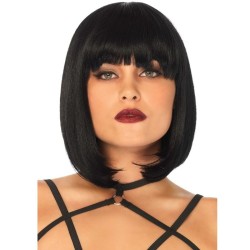 perruque bob courte naturelle noire