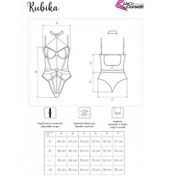peignoir + chemise + string melisenda cf 1709 noir s