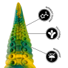 gode tentacle vert cetus petite taille