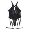 954154 body avec porte-jarretelles noir l-xl