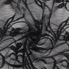 954185 babydoll en dentelle à bretelles réglables noire s-m