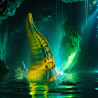 gode tentacle vert cetus petite taille