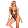 955212 body transparent avec dentelle creuse noire s-m