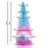 gode tentacle bleu phorcys grande taille