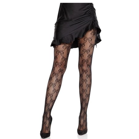 collants résille avec nud noir