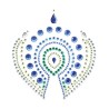 indiscrets flamboyant bleu&vert