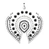 indiscrets flamboyant noir & argent