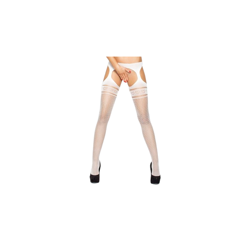 collants avec jarretière bs002 blanc collants avec jarretière bs002 blanc