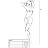 femme bs013 bodystocking noir taille unique