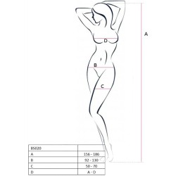 femme bs020 bodystocking noir taille unique