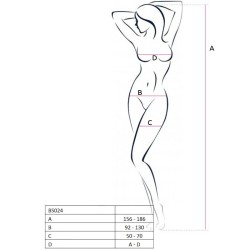 femme bs024 bodystocking blanc taille unique