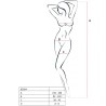 femme bs024 bodystocking blanc taille unique