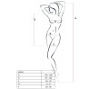 femme bs025 bodystocking noir style robe taille unique