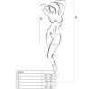 femme bs026 bodystocking style robe noir taille unique
