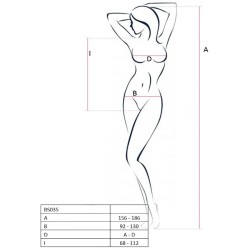 femme bs035 bodystocking blanc taille unique