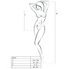 femme bs035 bodystocking blanc taille unique