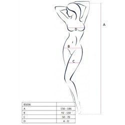 femme bs036 bodystocking noir taille unique
