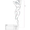 femme bs036 bodystocking noir taille unique