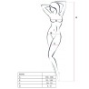 femme bs045 bodystocking blanc taille unique