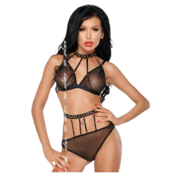 dotty ensemble deux pièces noir s-m