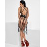 scarlett robe long les bretelles l-xl