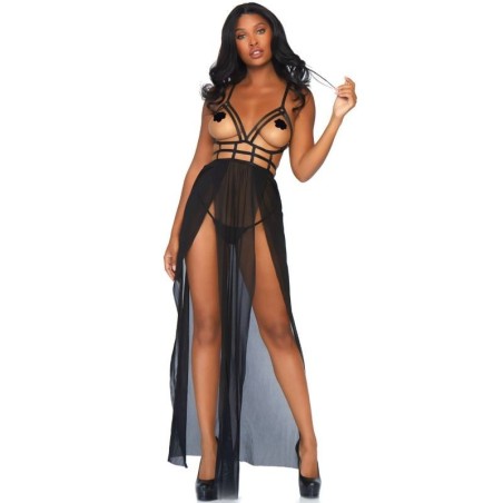 robe maxi cage et string s-m