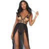 robe maxi cage et string s-m