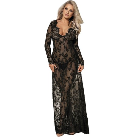 dresses robe longue  manches longues l - xl