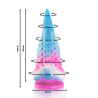gode tentacle bleu phorcys petite taille