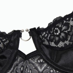 corset corset et ceinture subblime noir s - m