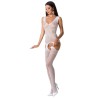 femme bs062 bodystocking blanc taille unique