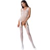 femme bs061 bodystocking blanc taille unique