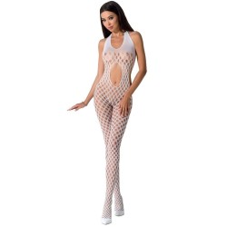 femme bs065 bodystocking blanc taille unique