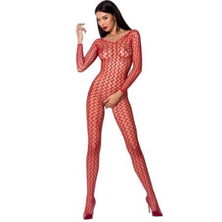 femme bs068 bodystocking rouge taille unique