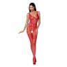 femme bs069 bodystocking rouge taille unique